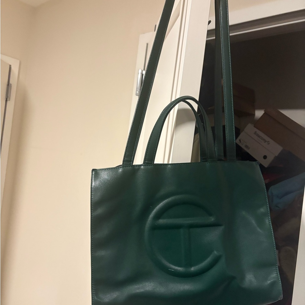 Telfar Dark Green Tote Bag